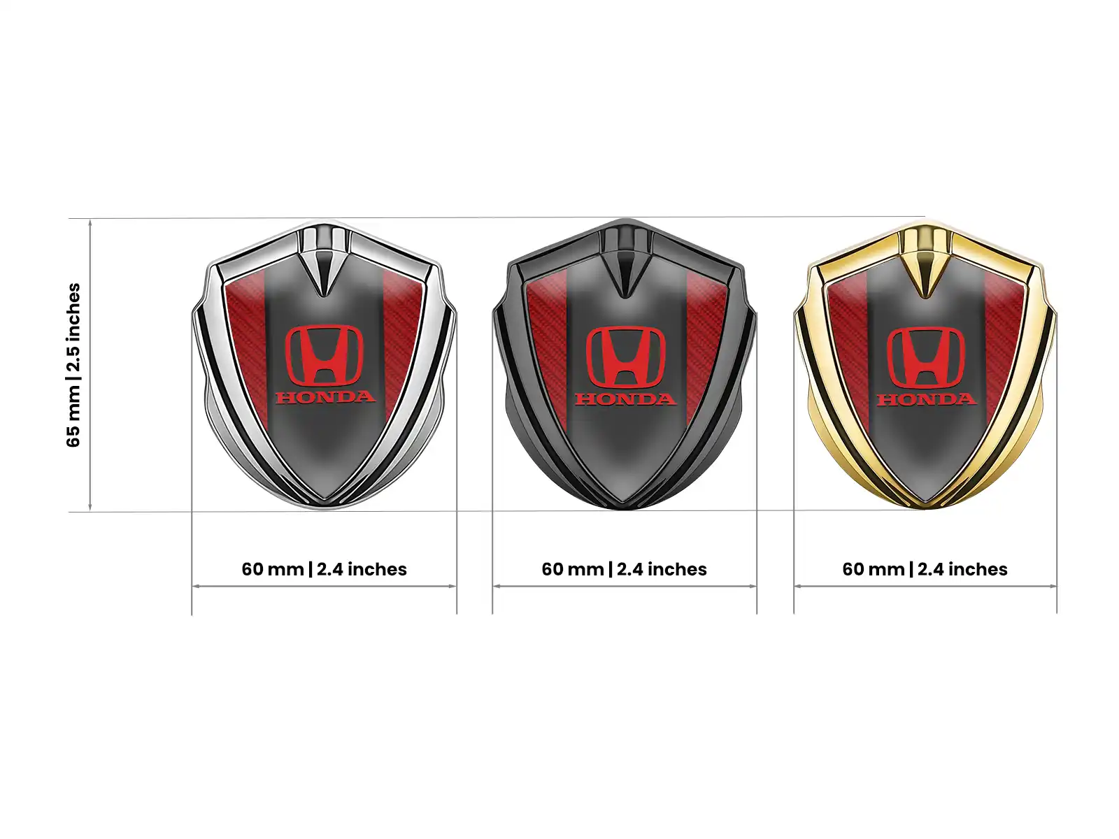Honda High End Auto Logo Abzeichen High-End Design Kraft